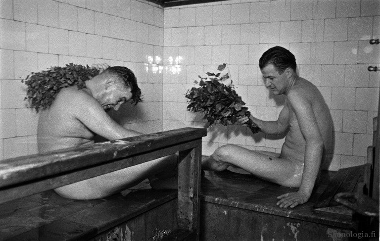 Elannon sauna. Helsingin kaupungin museon kokoema.