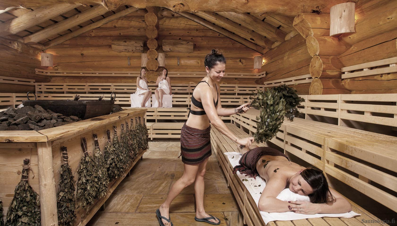 The world’s largest sauna center at Therme Erding