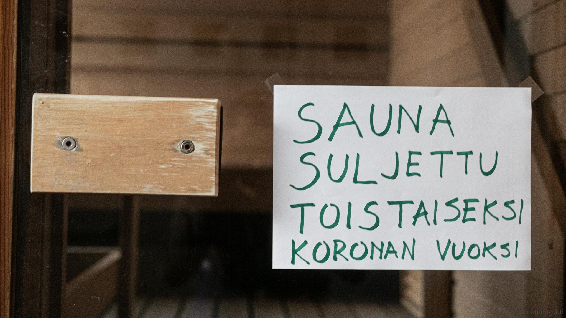 Tutkimus: Suomalainen saunoo viikoittain, Korona kuritti